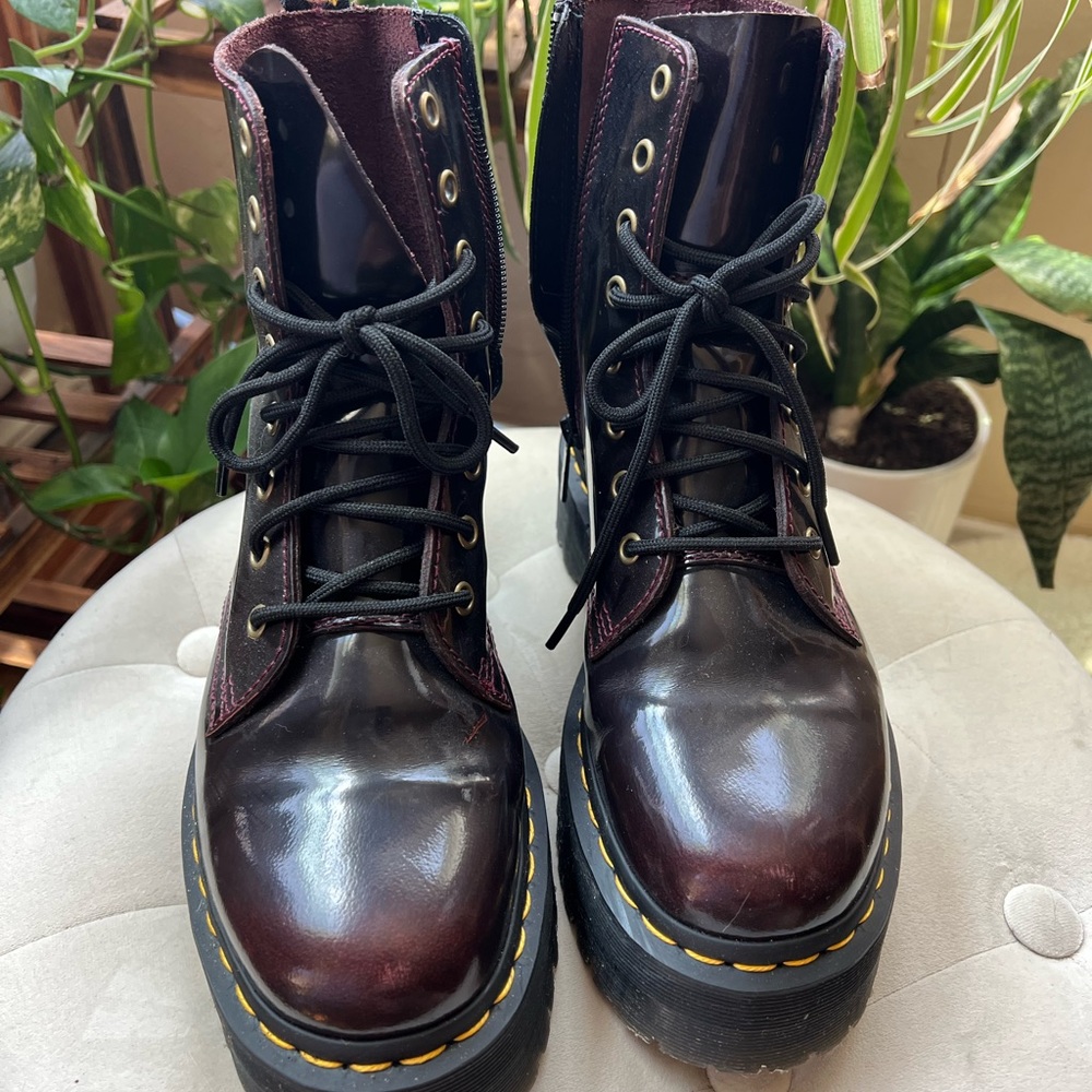 Burgundy/ Dark purple Doc Martens